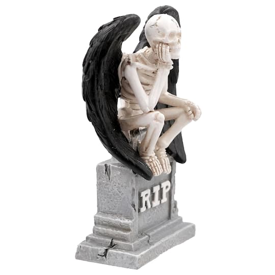 Mini Angel Skeleton on Headstone by Ashland®